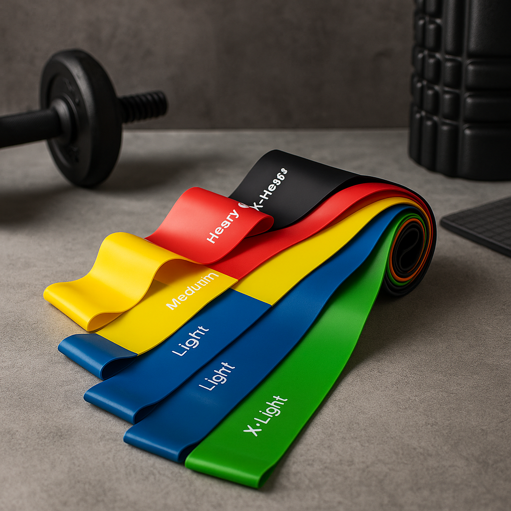 Yoga Resistance Bands – Elastic Fitness Set